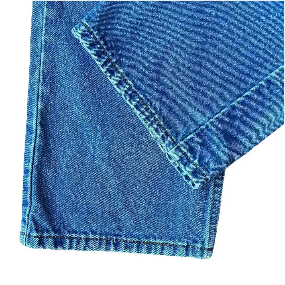 Vintage Levis 505 Jeans Mens 34x34 Reg Straight Blue Denim 2005 Y2K 100% Cotton